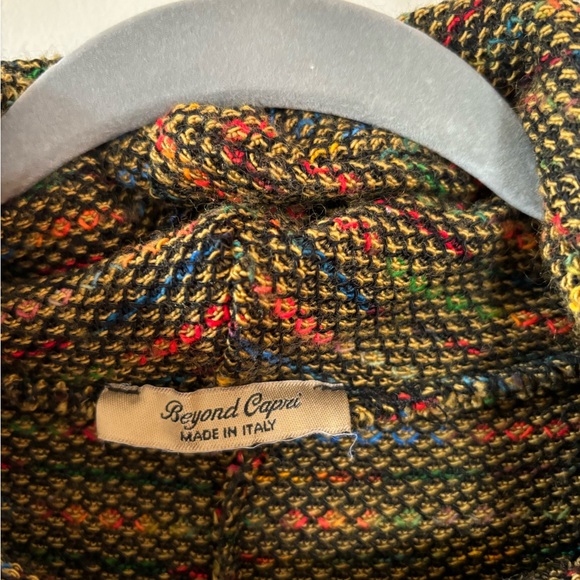 Beyond Capri Made In Italy One Size Poncho Style Top - Picture 7 of 10